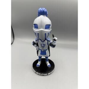 Southern Wesleyan University Knight Mascot Bobblehead Figure 7” Blue